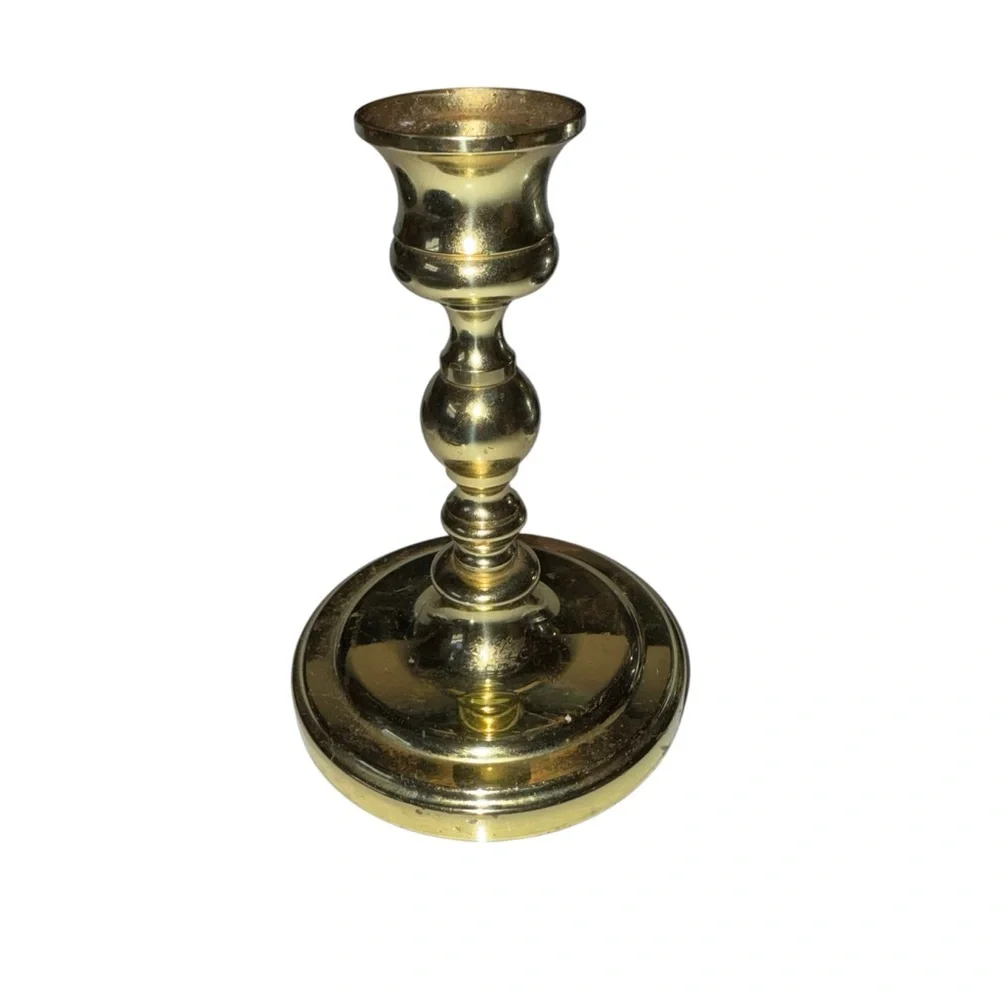 Vintage Baldwin Brass Candlesticks 4.5